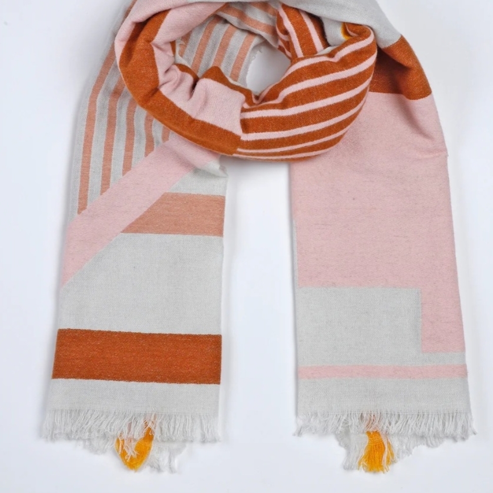 Colorful Jacquard Scarf